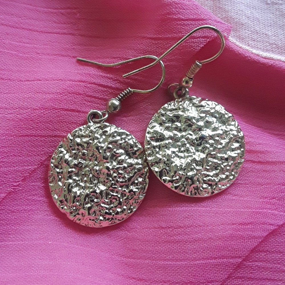 Cute Gold Disc Earrings